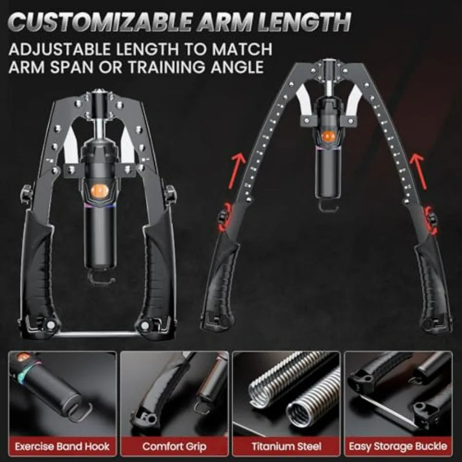 3-in-1 Hydraulic Arm Trainer with Adjustable Resistance