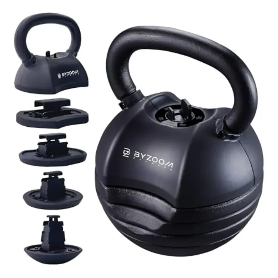 Adjustable Kettlebell with Quick Change Ergonomic Handle