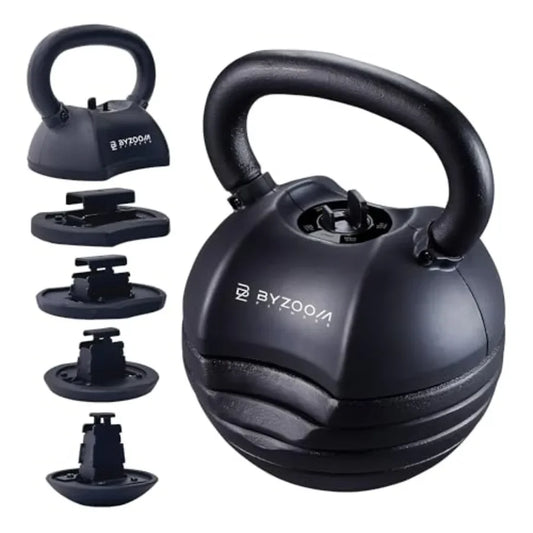 Adjustable Kettlebell with Quick Change Ergonomic Handle