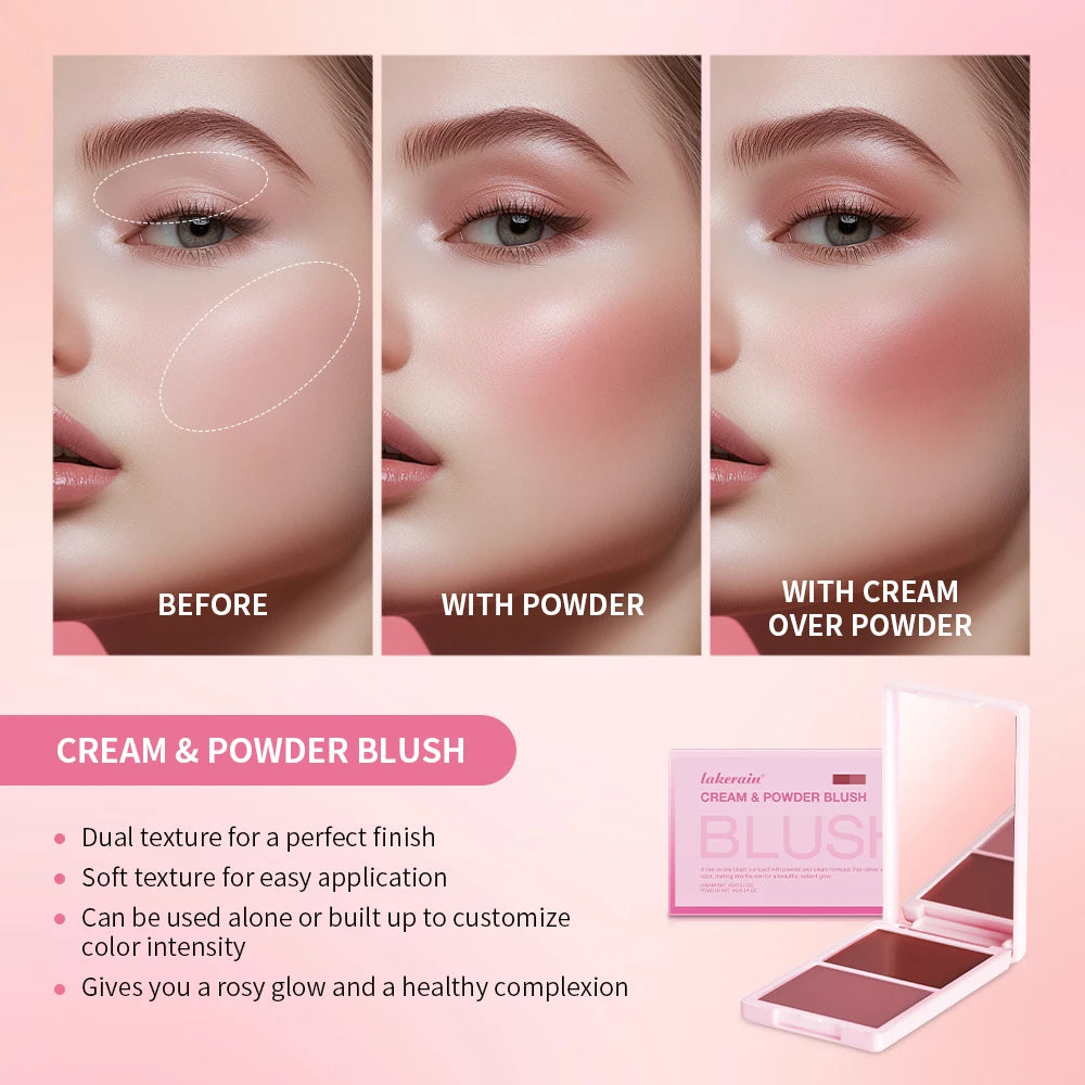 2-in-1 Cream Powder Blush Natural Pink