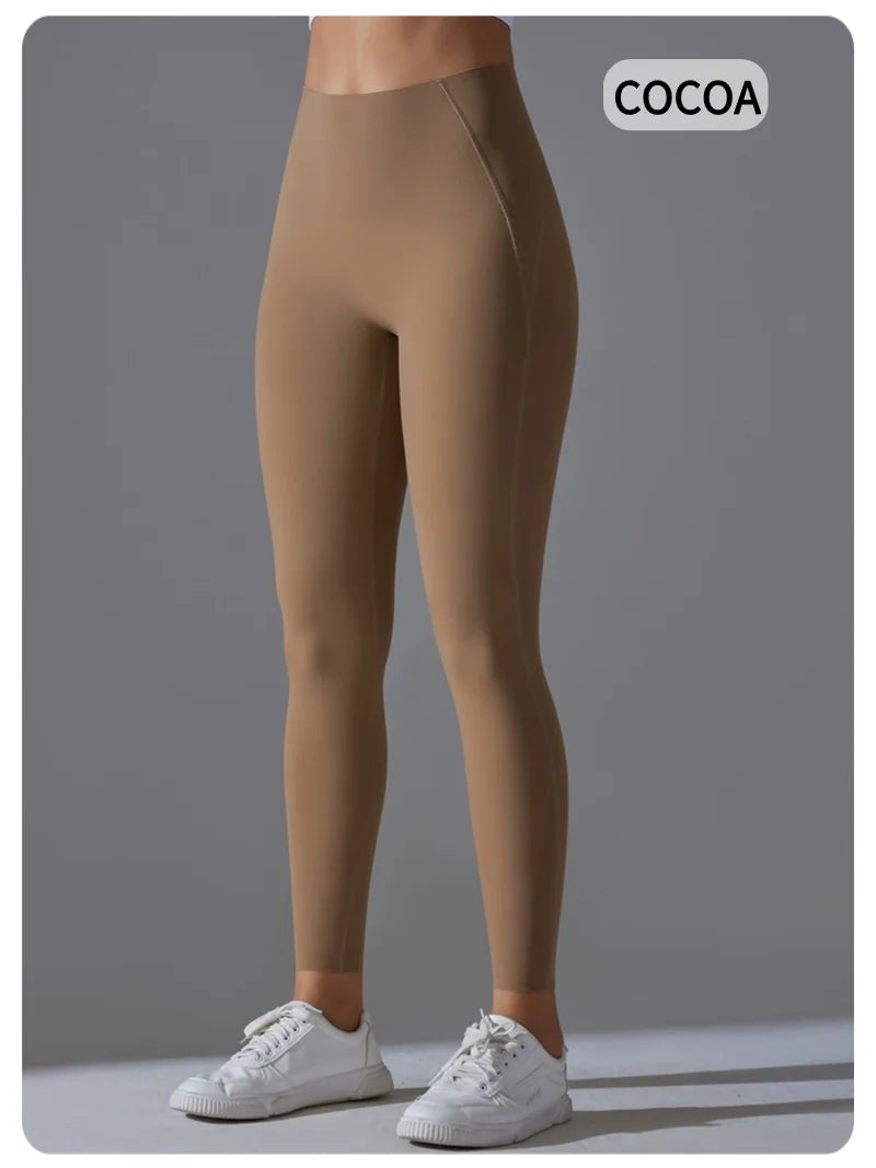 Women’s High Waisted Peach Hip Lifting Yoga Leggings