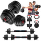 5-in-1 Adjustable Dumbbell Set Convertible Weights