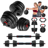 5-in-1 Adjustable Dumbbell Set Convertible Weights