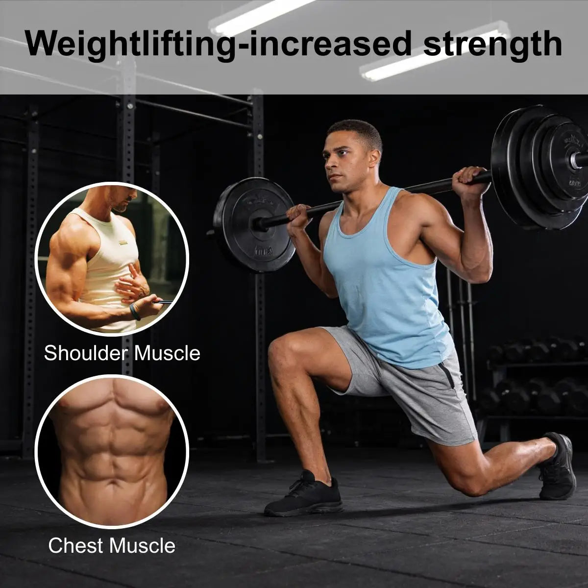Adjustable Barbell Set for Workouts