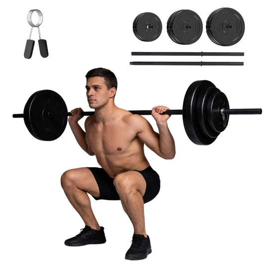 Adjustable Barbell Set for Workouts