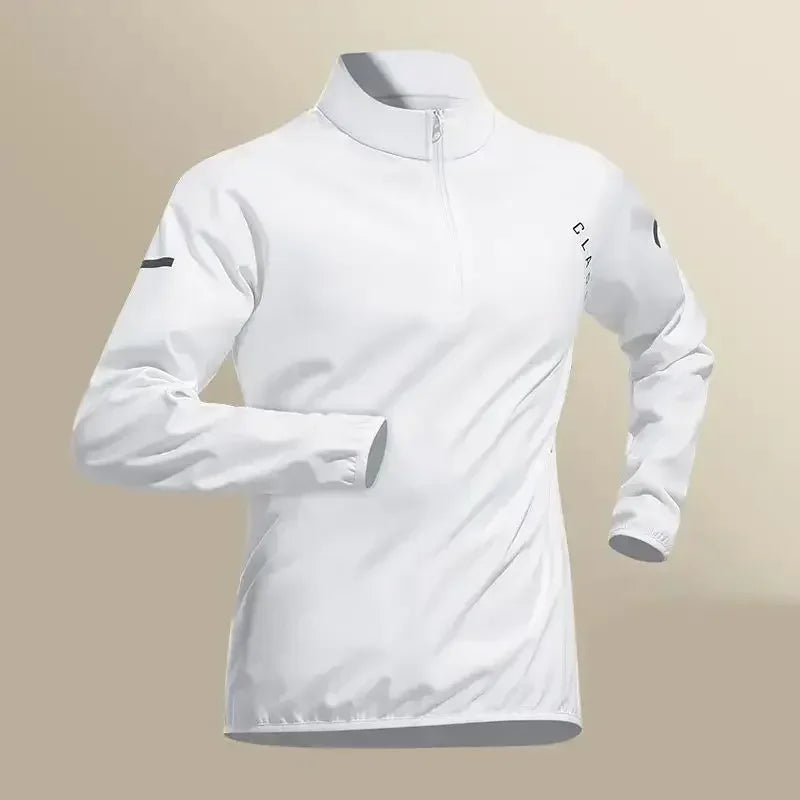 Men’s Quick Dry Half Zip Running Jacket Set