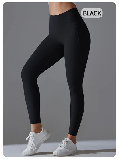 Women’s High Waisted Peach Hip Lifting Yoga Leggings