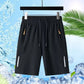 Men’s Ice Silk Quick Dry Running Sports Shorts