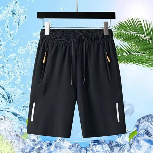 Men’s Ice Silk Quick Dry Running Sports Shorts