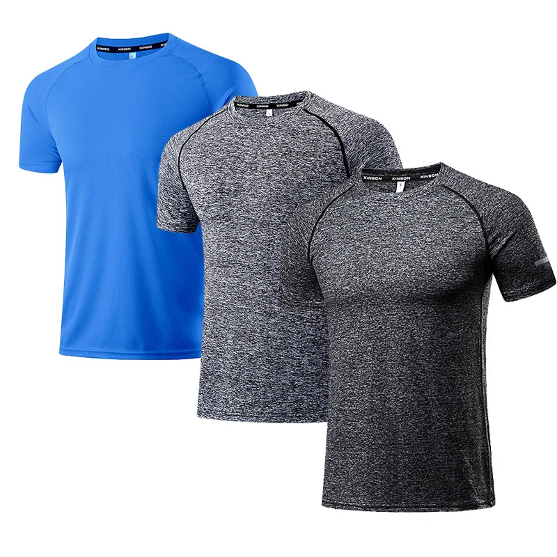 Men’s Quick Dry Polyester Running Fitness T-Shirt