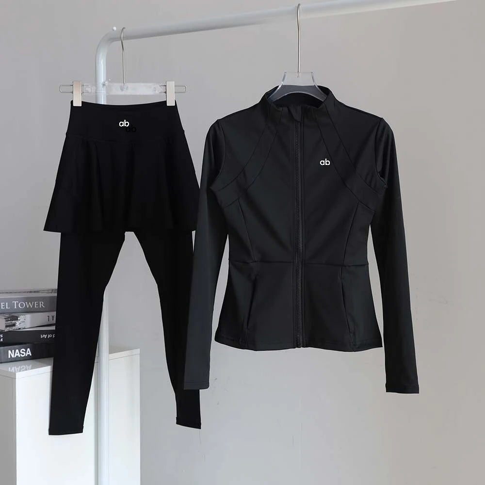Women’s Long Sleeve Yoga Sports Set for Fitness