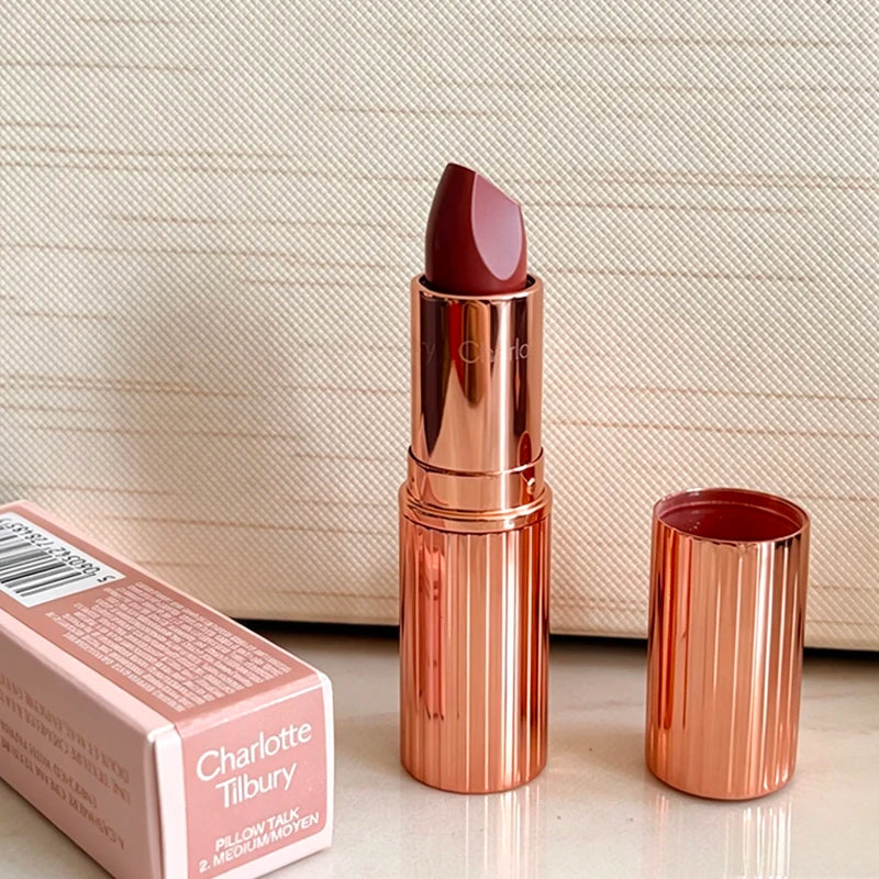 Luxury Diamond Metal Glitter Rotary Lipstick Waterproof Makeup