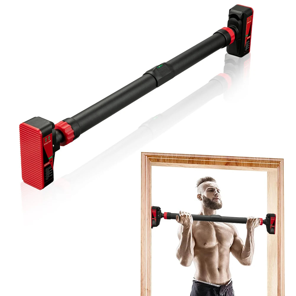 Adjustable Doorway Pull-Up Bar with Level Gauge