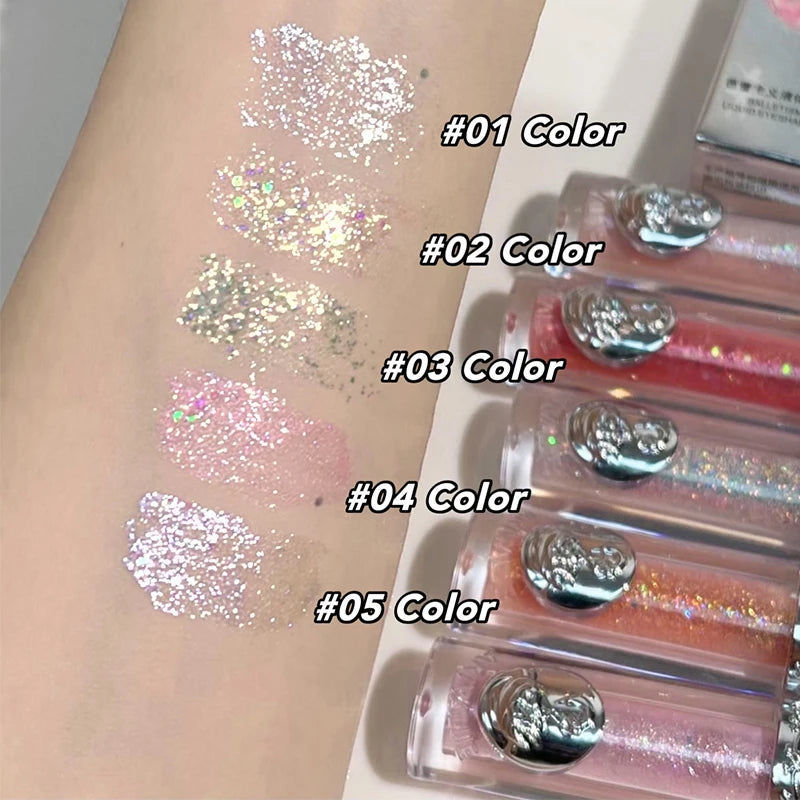Pearlescent Liquid Eyeshadow Waterproof Glitter Shimmer