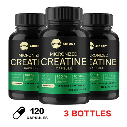 Creatine Monohydrate Capsules for Strength and Muscle Performance