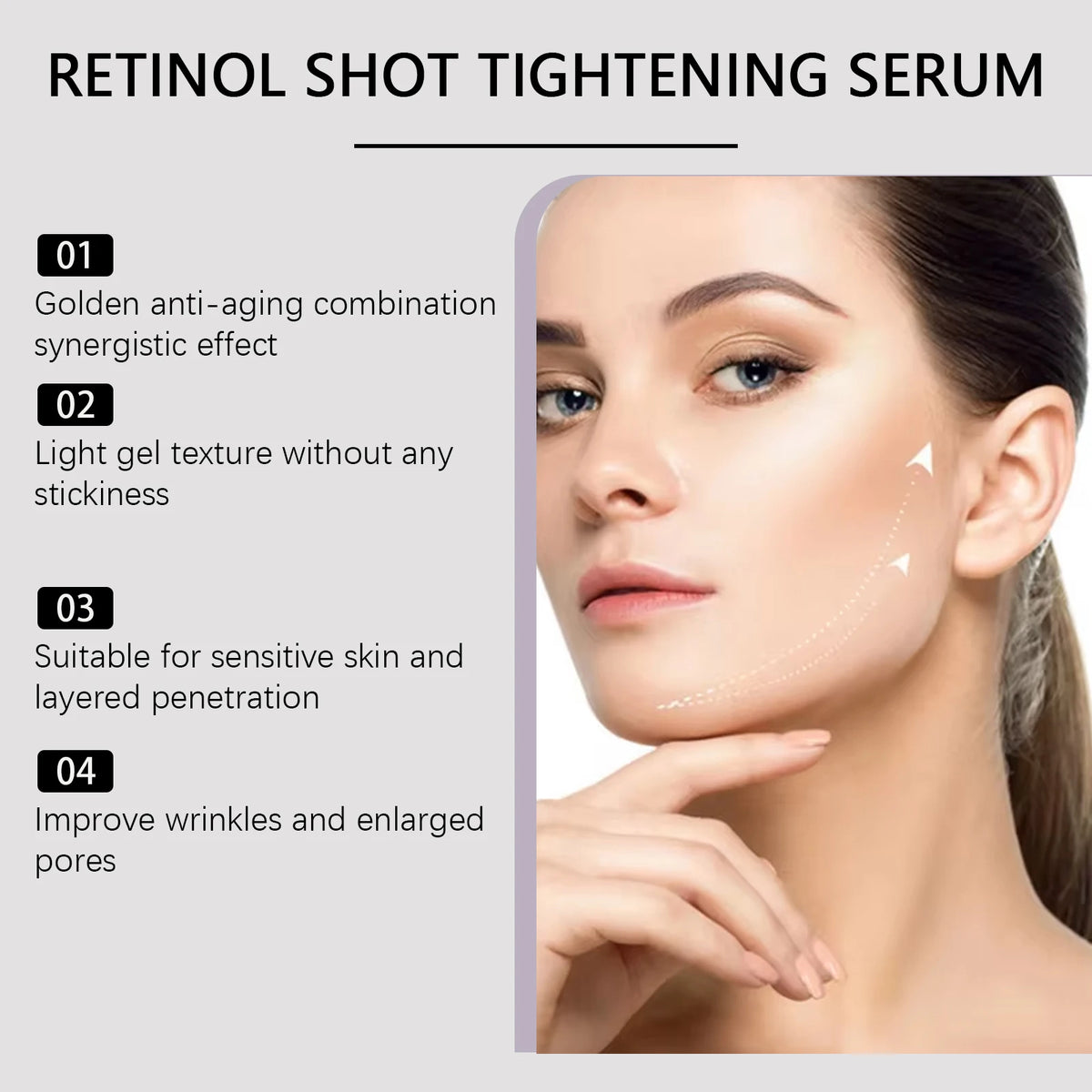 Retinol Firming Anti-Wrinkle Brightening Facial Serum Essence
