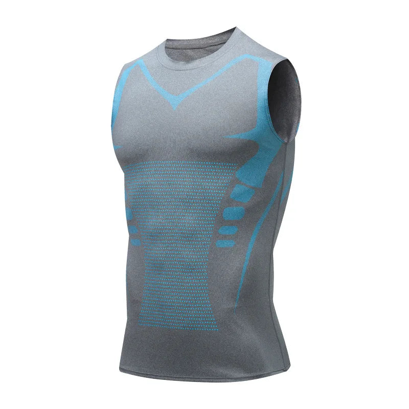Men’s Compression Sleeveless Quick Dry Gym Tank Top