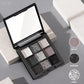 9-Color Smoky Eyeshadow Palette for Punk Makeup