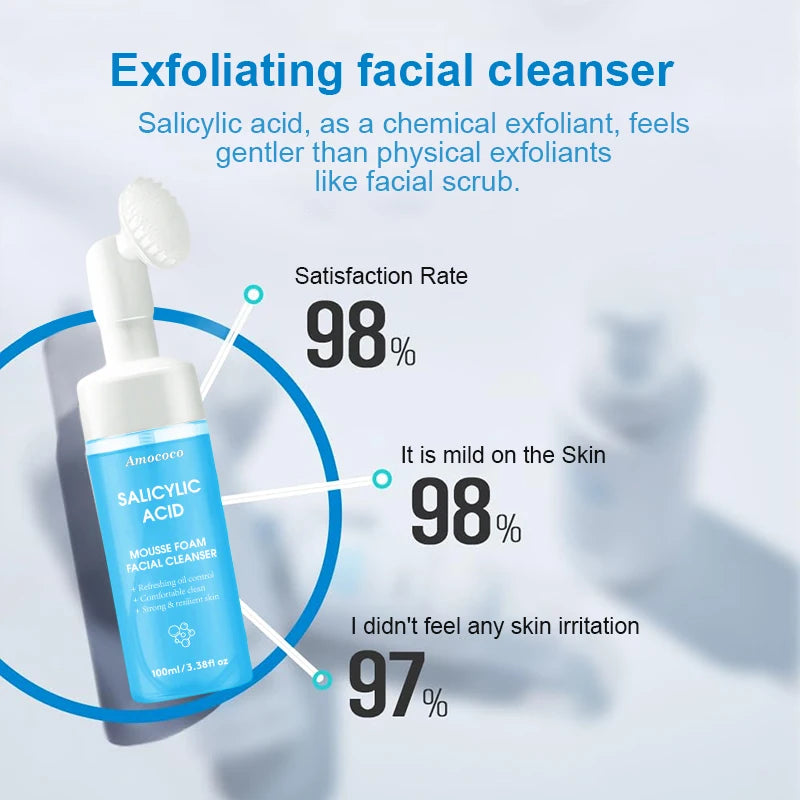 Amococo Facial Cleanser and Compressed Towel Skincare Set