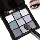 9-Color Smoky Eyeshadow Palette for Punk Makeup