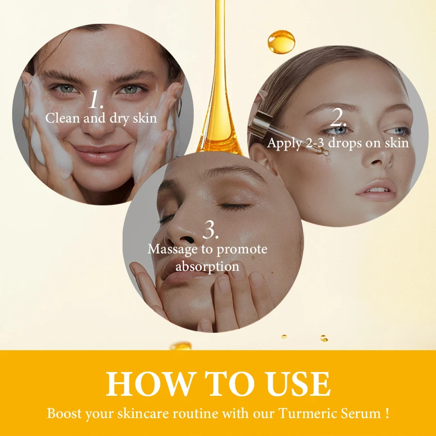 Turmeric Vitamin C Hyaluronic Acid Facial Serum Set
