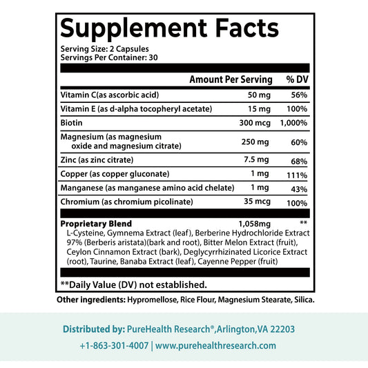 Magnesium Supplement for Healthy Blood Sugar and Metabolism