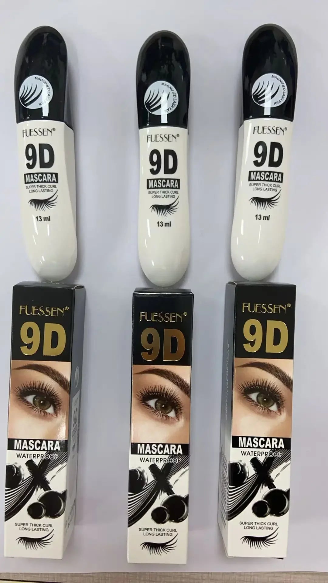 9D Fiber Mascara Set Waterproof Curling Anti Smudge