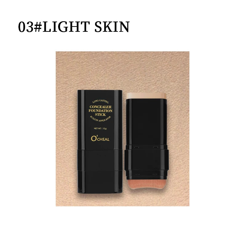 2-in-1 Concealer Foundation Stick Matte Waterproof