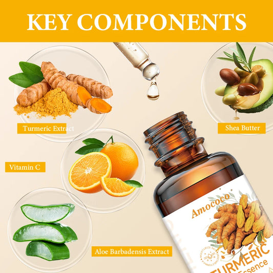 Turmeric Vitamin C Hyaluronic Acid Facial Serum Set
