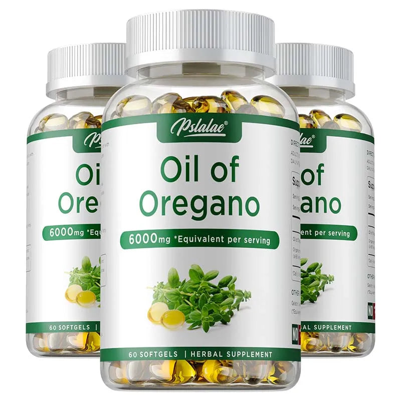 Oil of Oregano Capsules for Digestive and Gut Health