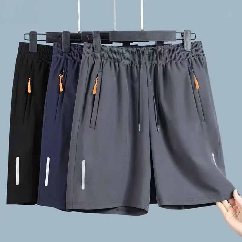 Men’s Ice Silk Quick Dry Running Sports Shorts