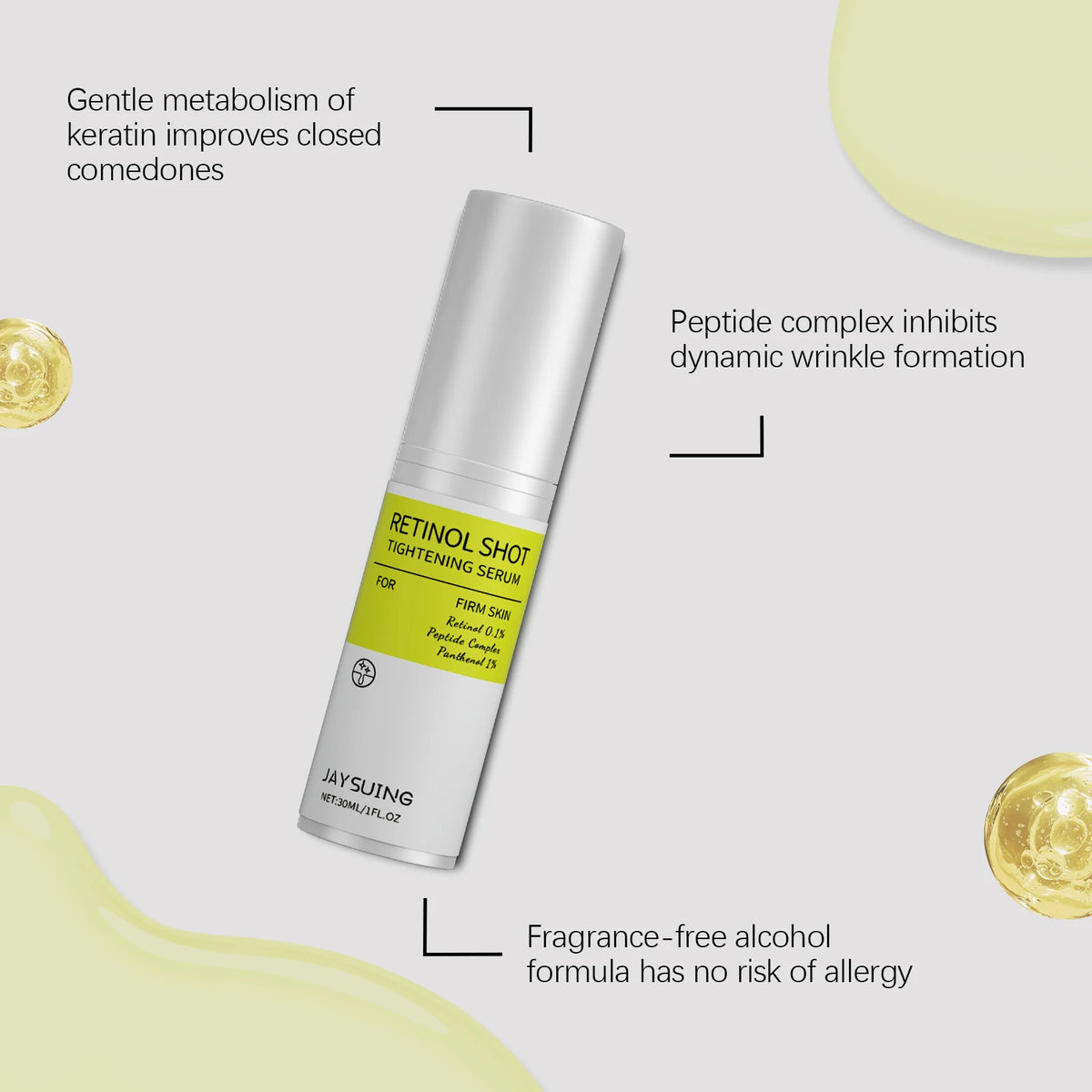 Retinol Firming Anti-Wrinkle Brightening Facial Serum Essence