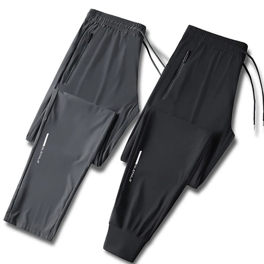 Men’s Ice Silk Quick Dry Casual Running Pants