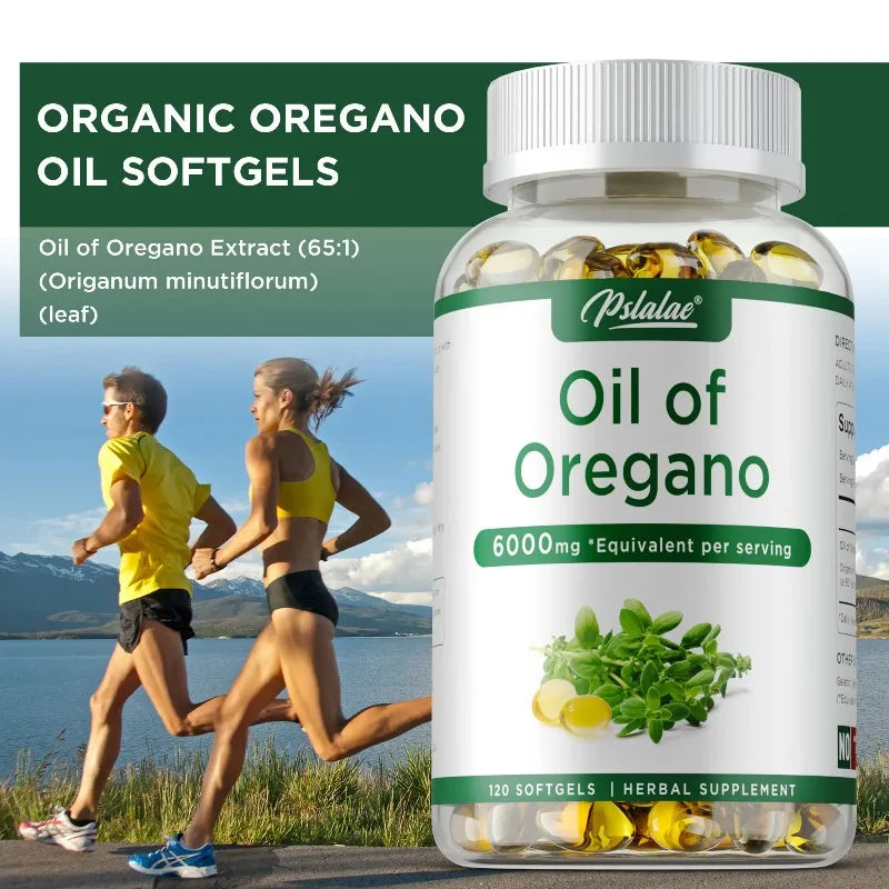 Oil of Oregano Capsules for Digestive and Gut Health