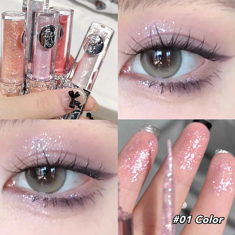 Pearlescent Liquid Eyeshadow Waterproof Glitter Shimmer