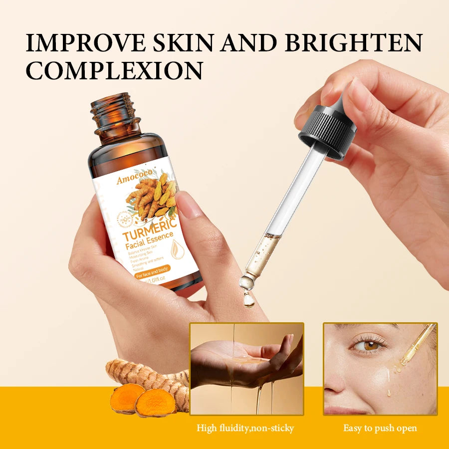 Turmeric Vitamin C Hyaluronic Acid Facial Serum Set