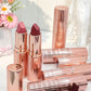 Luxury Diamond Metal Glitter Rotary Lipstick Waterproof Makeup