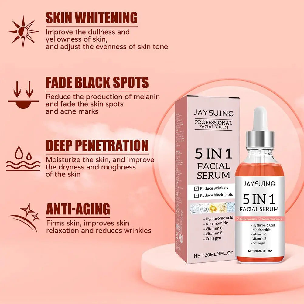 5-in-1 Vitamin C Hyaluronic Acid Firming Face Serum