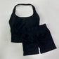 Women’s 2-Piece Backless Halter Gym Set High Waist