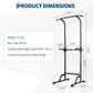 Multi-Function Power Tower with Adjustable Pull Up Bar