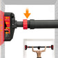 Adjustable Doorway Pull-Up Bar with Level Gauge