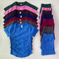 Women’s 2-Piece Longline Crop Top Workout Shorts Set