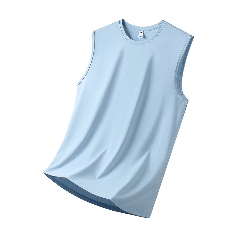 Men’s Ice Silk Breathable Quick Dry Sports T-Shirt