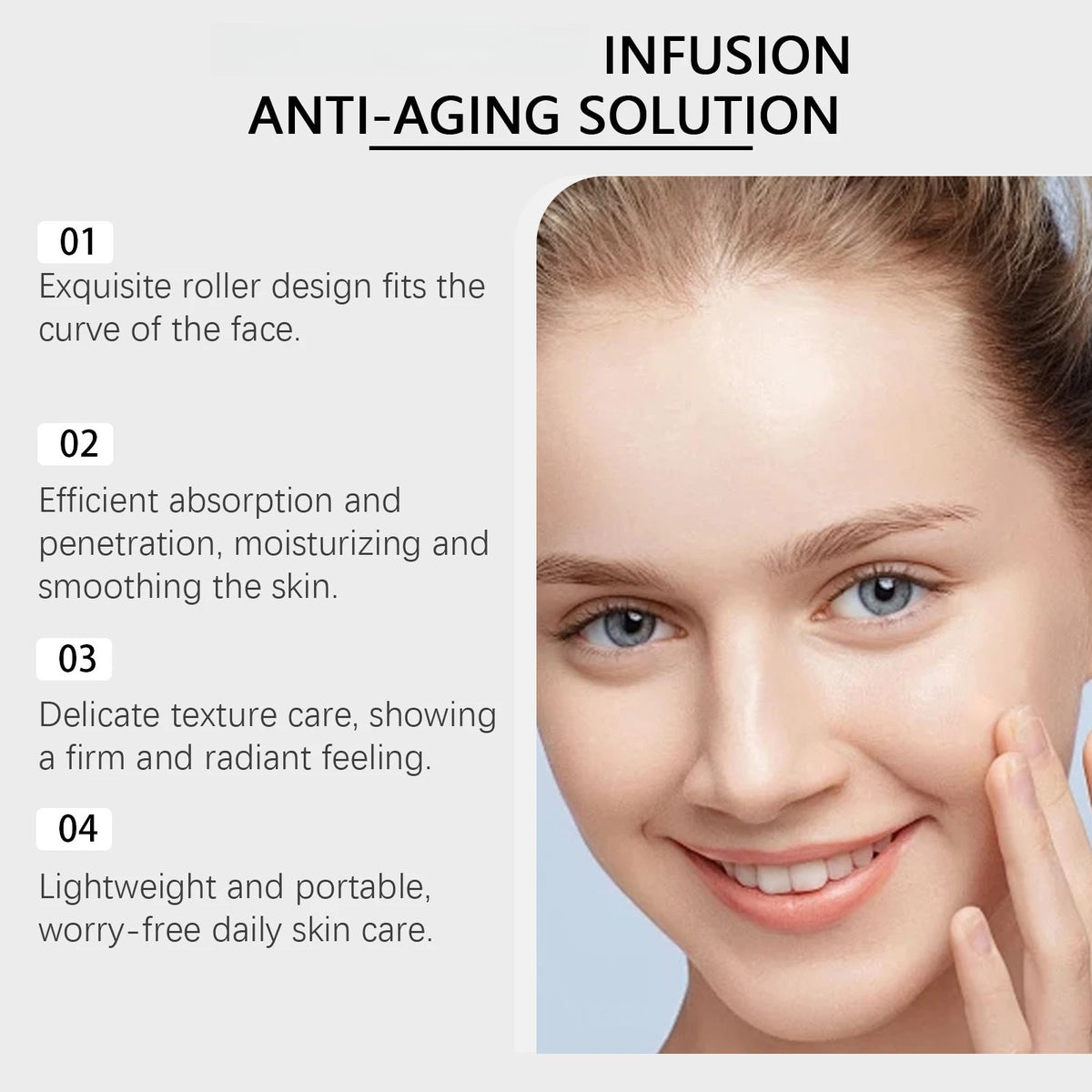 Korean Microneedle Facial Serum Moisturizing Renewal Skincare Set
