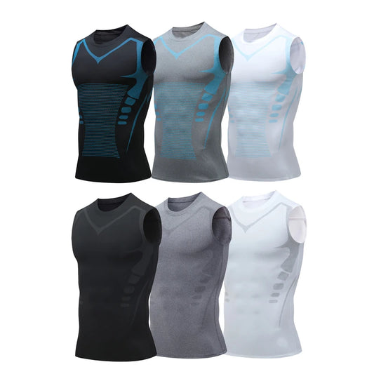 Men’s Compression Sleeveless Quick Dry Gym Tank Top