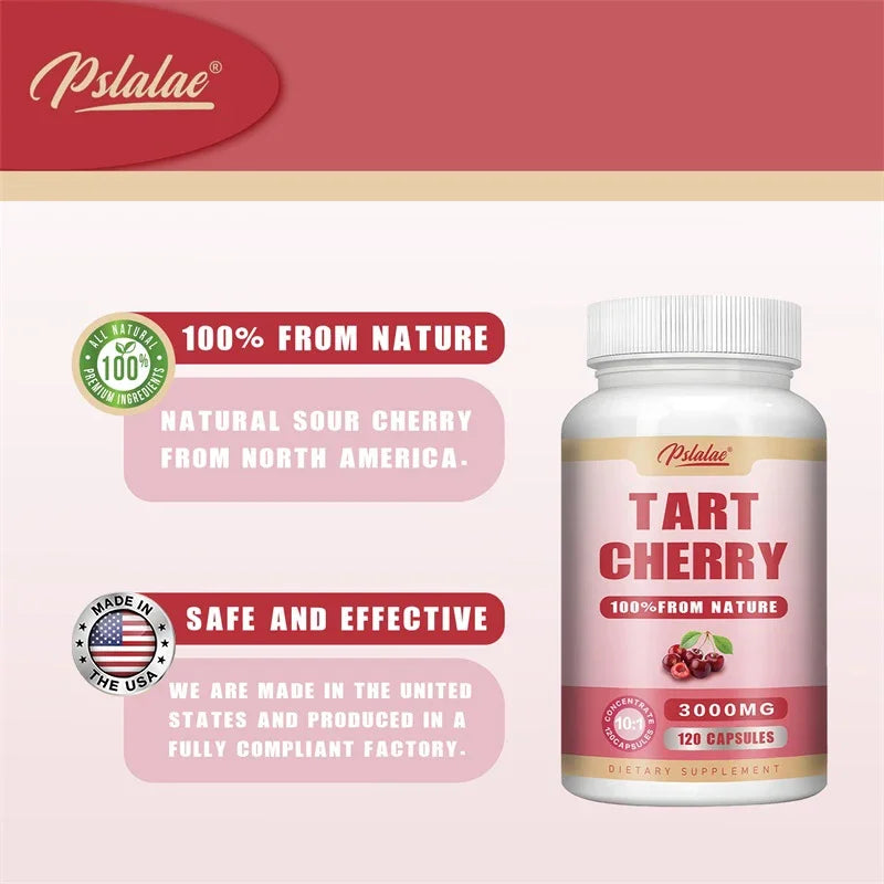 3000mg Tart Cherry Capsules for Joint and Recovery