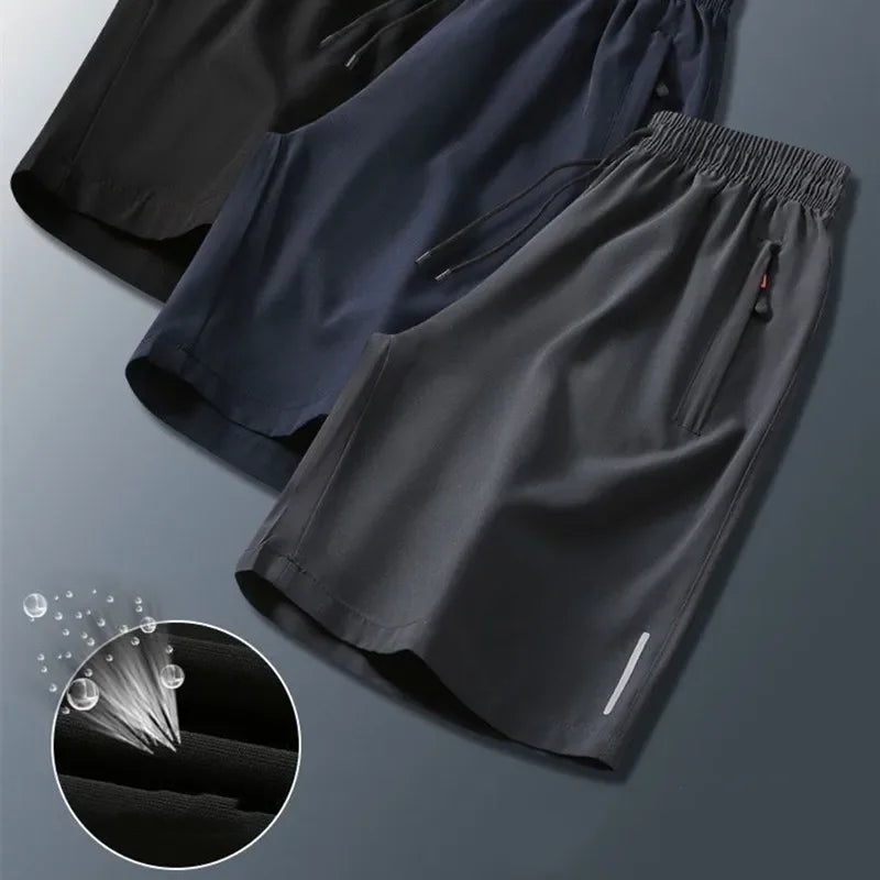 Men’s Ice Silk Quick Dry Running Sports Shorts