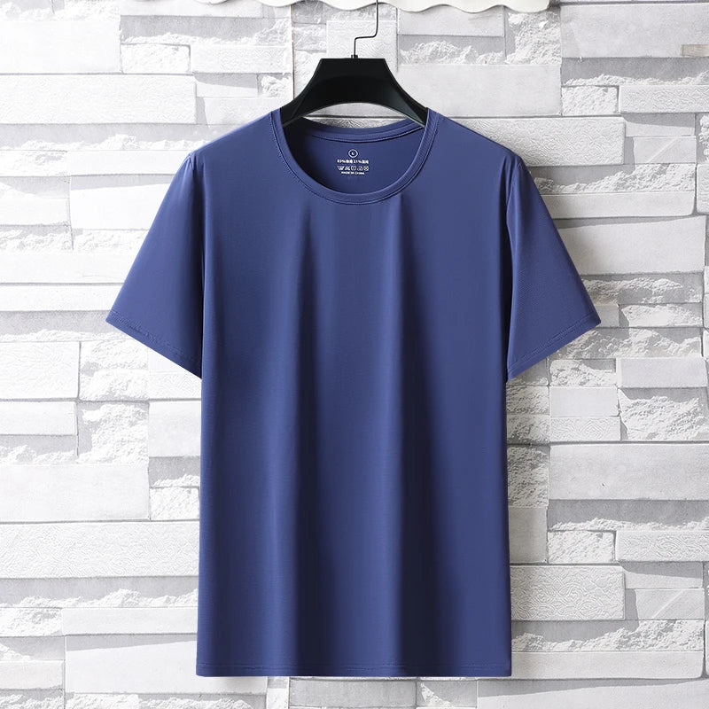 Men’s Ice Silk Breathable Quick Dry Sports T-Shirt