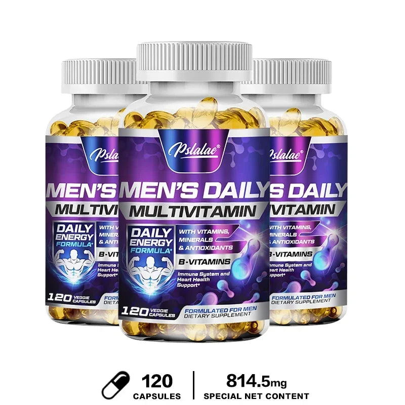 Men’s Daily Multivitamin for Energy Immunity and Wellness