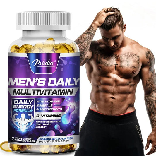 Men’s Daily Multivitamin for Energy Immunity and Wellness